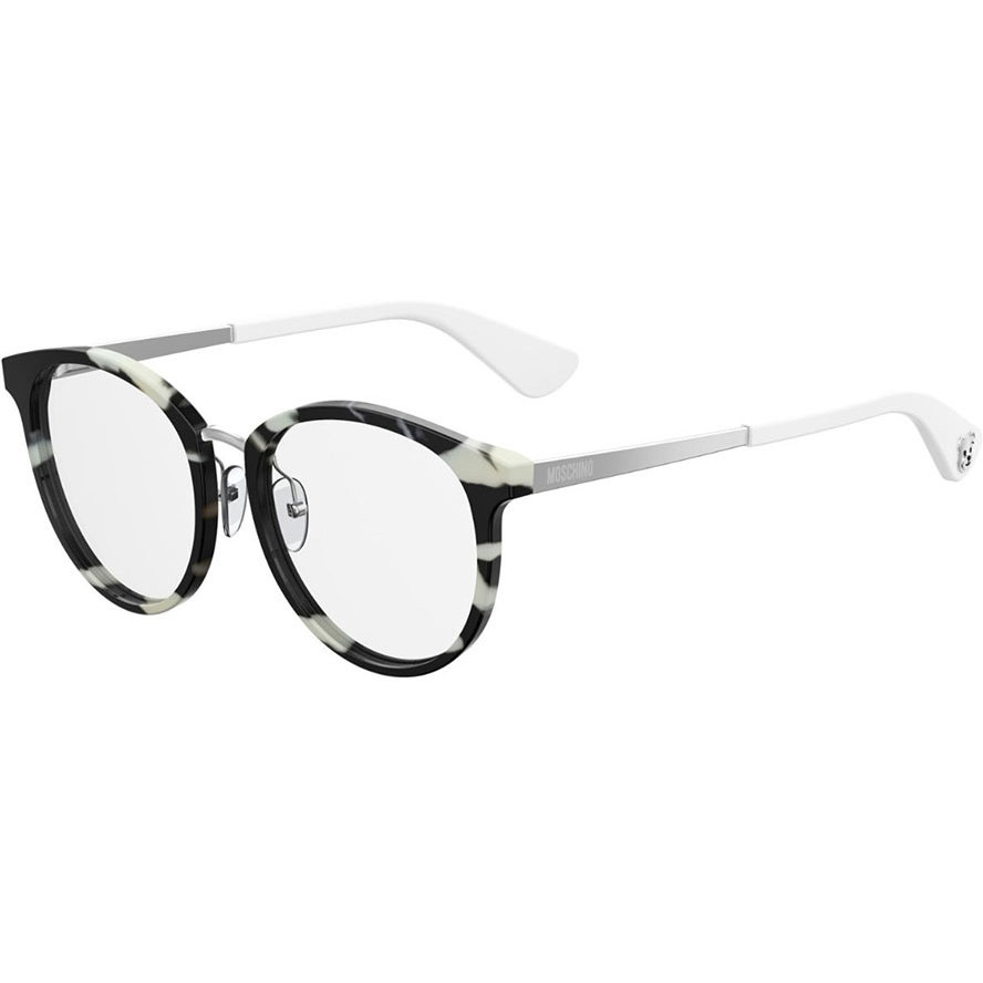 Rame ochelari de vedere dama MOSCHINO MOS507 WR7 Rotunde Negre originale din Acetat cu comanda online