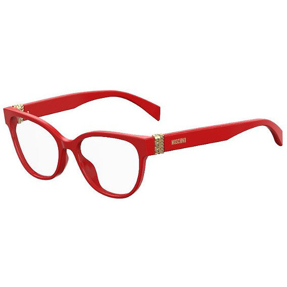 Rame ochelari de vedere dama MOSCHINO MOS509 C9A Cat-eye Rosii originale din Plastic cu comanda online