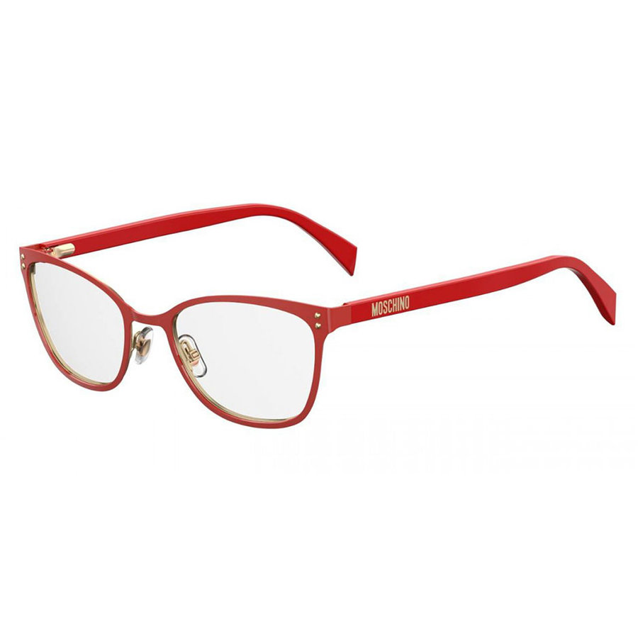 Rame ochelari de vedere dama MOSCHINO MOS511 C9A Rectangulare Rosii originale din Metal cu comanda online
