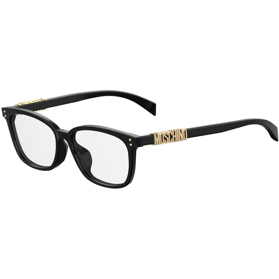 Rame ochelari de vedere dama MOSCHINO MOS515/F 807 Rectangulare Negre originale din Acetat cu comanda online