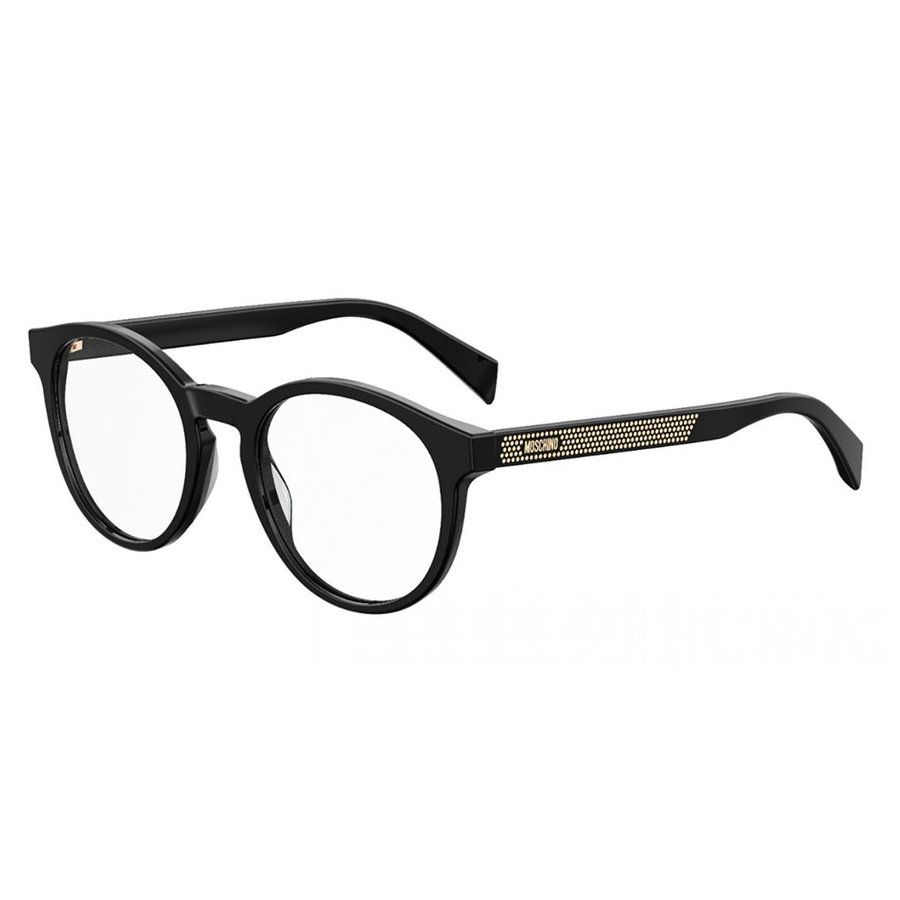 Rame ochelari de vedere dama MOSCHINO MOS518 807 Rotunde Negre originale din Plastic cu comanda online