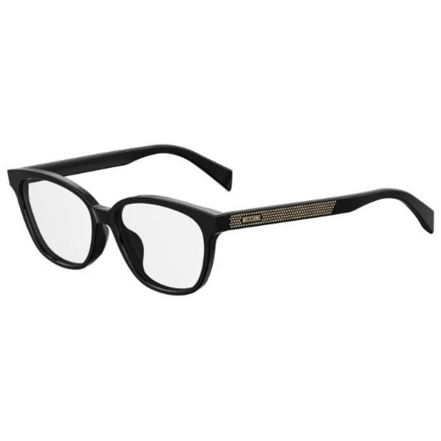 Rame ochelari de vedere dama MOSCHINO MOS527/F 807 Patrate Negre originale din Acetat cu comanda online