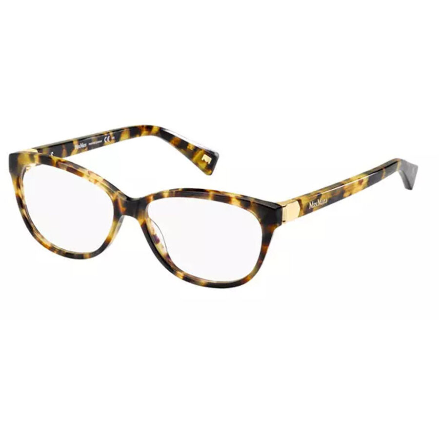 Rame ochelari de vedere dama Max Mara MM 1196 00F Rectangulare Havana originale din Plastic cu comanda online