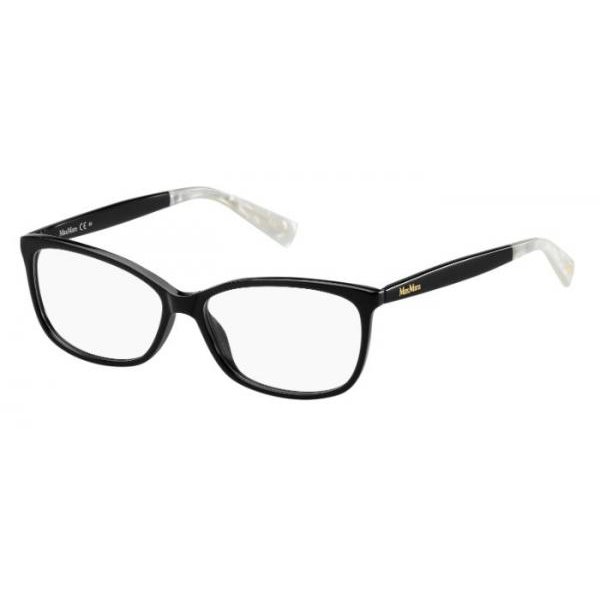 Rame ochelari de vedere dama Max Mara MM 1230 807 Negre Rectangulare originale din Plastic cu comanda online