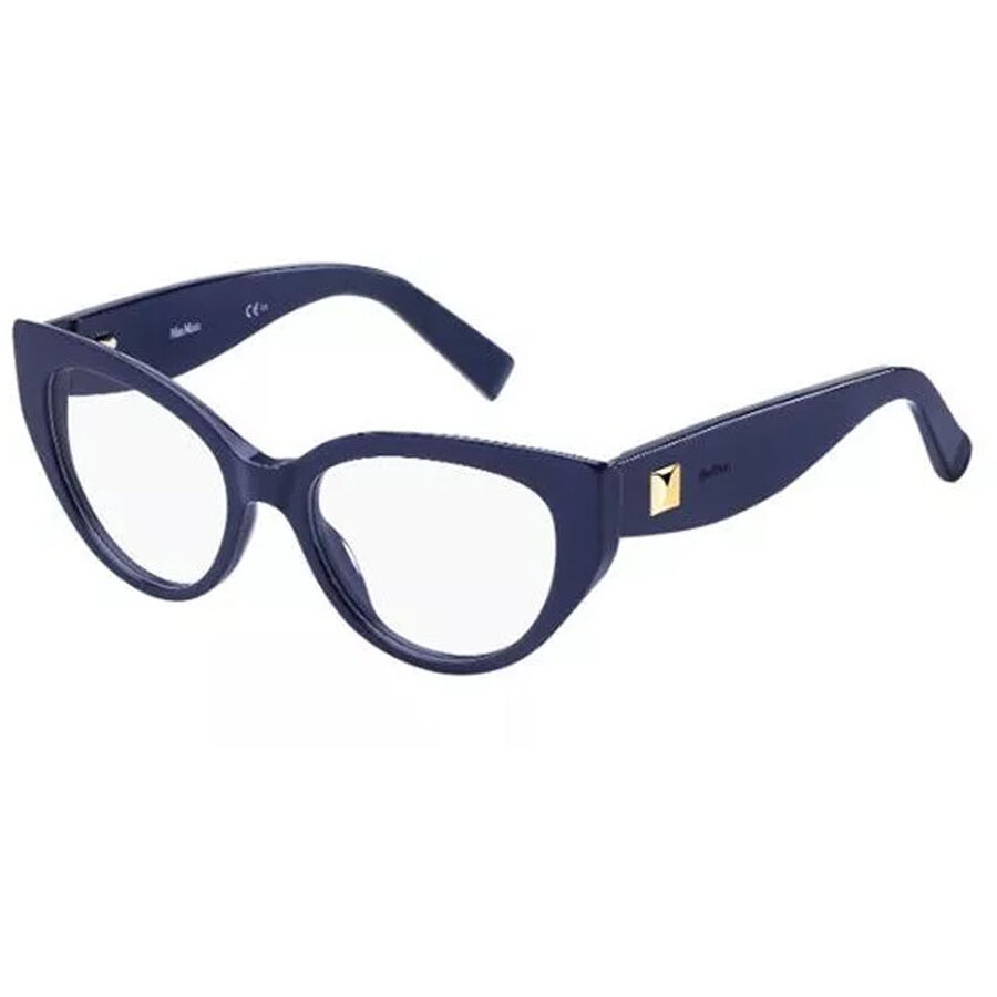 Rame ochelari de vedere dama Max Mara MM 1246 4PN Albastre Cat-eye originale din Plastic cu comanda online