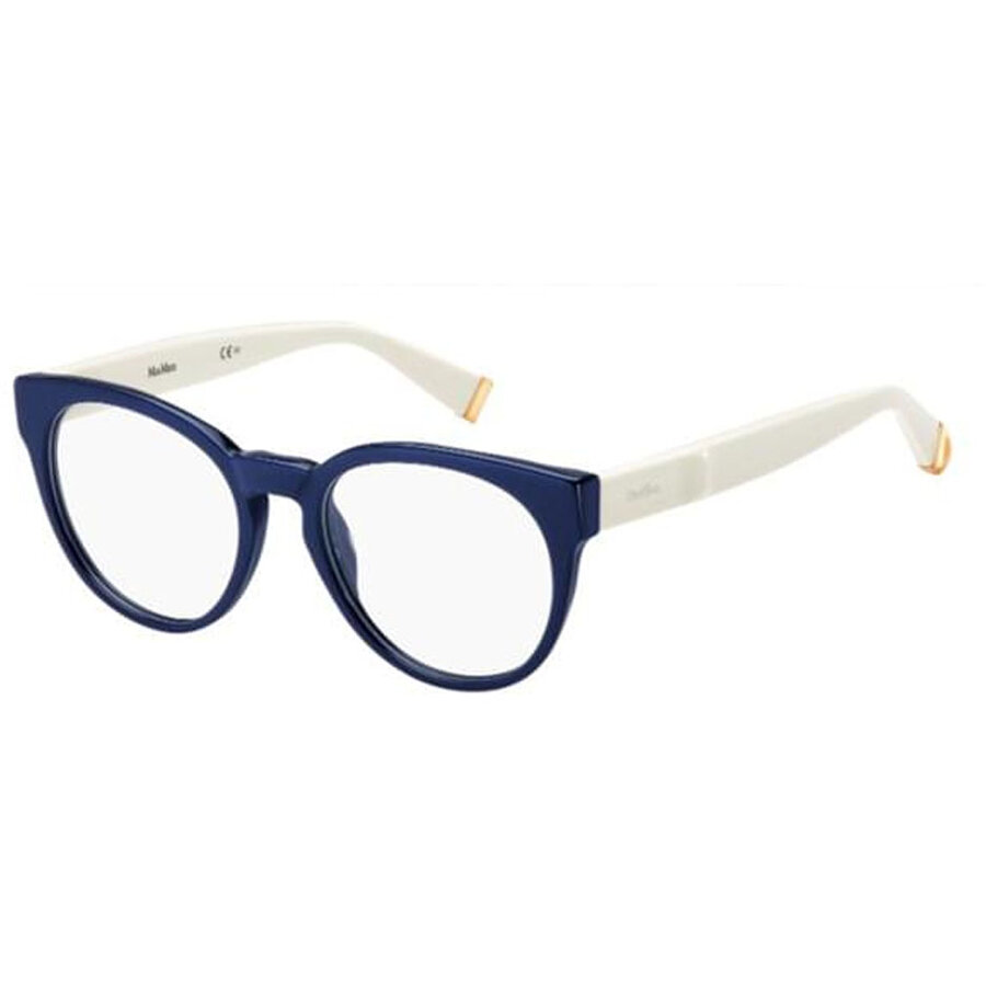 Rame ochelari de vedere dama Max Mara MM 1248 UIZ Albastre Rotunde originale din Plastic cu comanda online