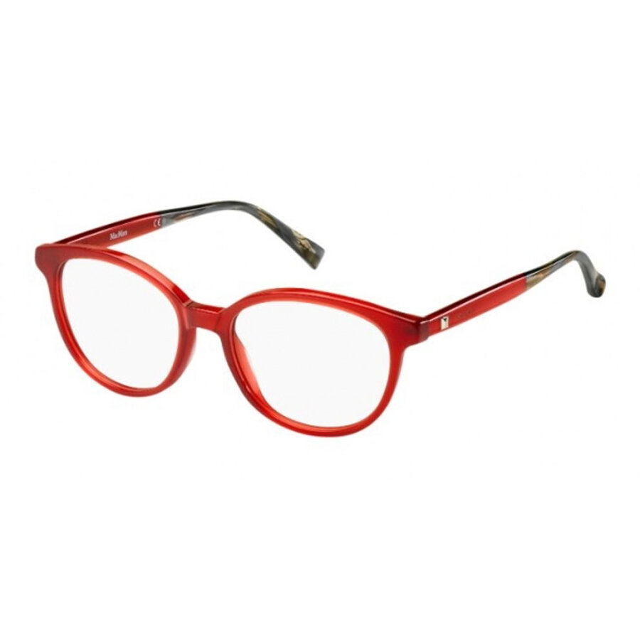 Rame ochelari de vedere dama Max Mara MM 1276 SQ1 Rotunde Rosii originale din Plastic cu comanda online