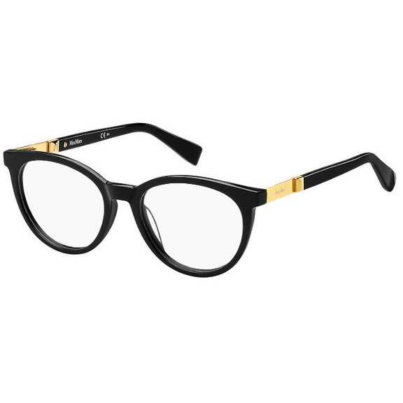 Rame ochelari de vedere dama Max Mara MM 1307 807 Rotunde Negre originale din Plastic cu comanda online