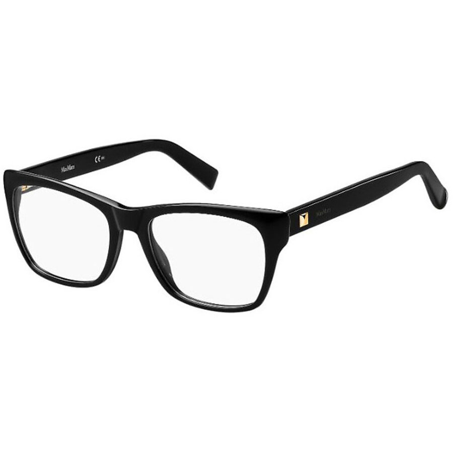 Rame ochelari de vedere dama Max Mara MM 1308 807 Rectangulare Negre originale din Plastic cu comanda online