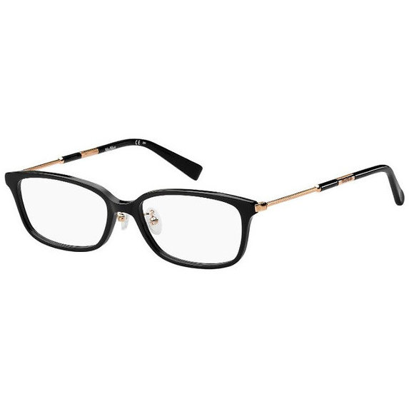 Rame ochelari de vedere dama Max Mara MM 1342/F 807 Rectangulare Negre originale din Plastic cu comanda online