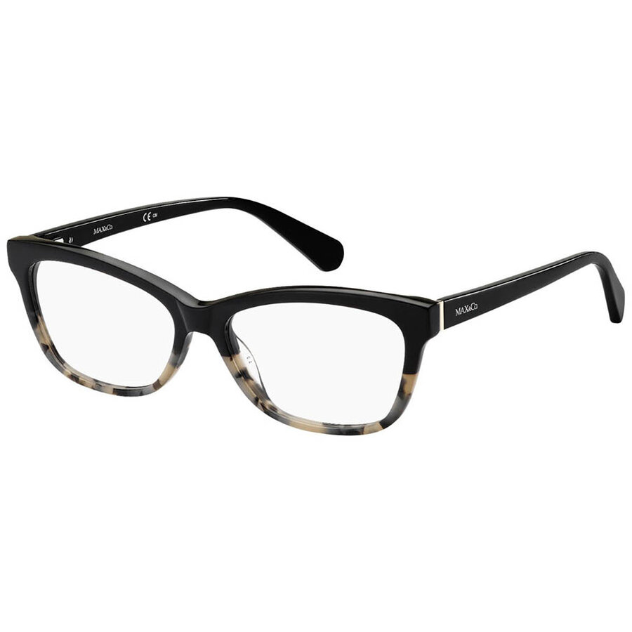 Rame ochelari de vedere dama Max&CO 373 YV4 Negre Rectangulare originale din Acetat cu comanda online