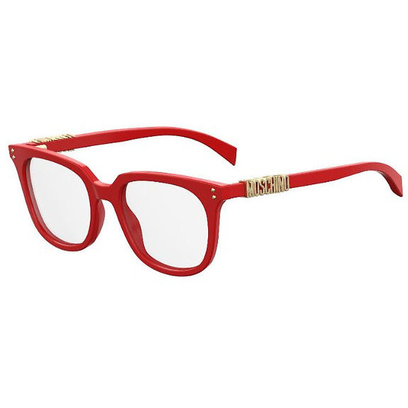 Rame ochelari de vedere dama Moschino MOS513 C9A Patrate Rosii originale din Plastic cu comanda online