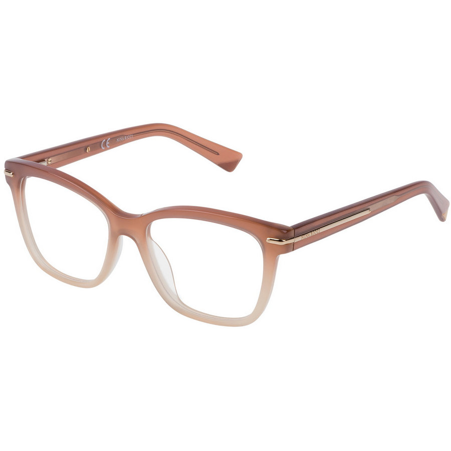Rame ochelari de vedere dama Nina Ricci VNR017 09WQ Rectangulare Bej originale din Plastic cu comanda online