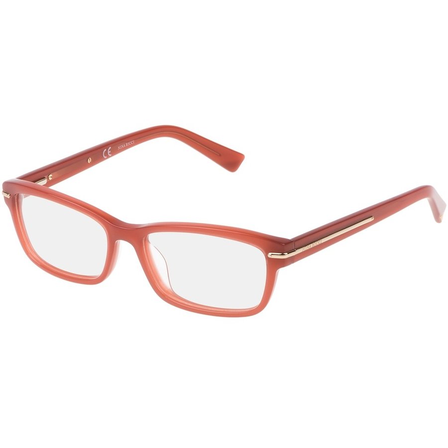 Rame ochelari de vedere dama Nina Ricci VNR018 03G9 Rectangulare Transparent-Roz originale din Plastic cu comanda online