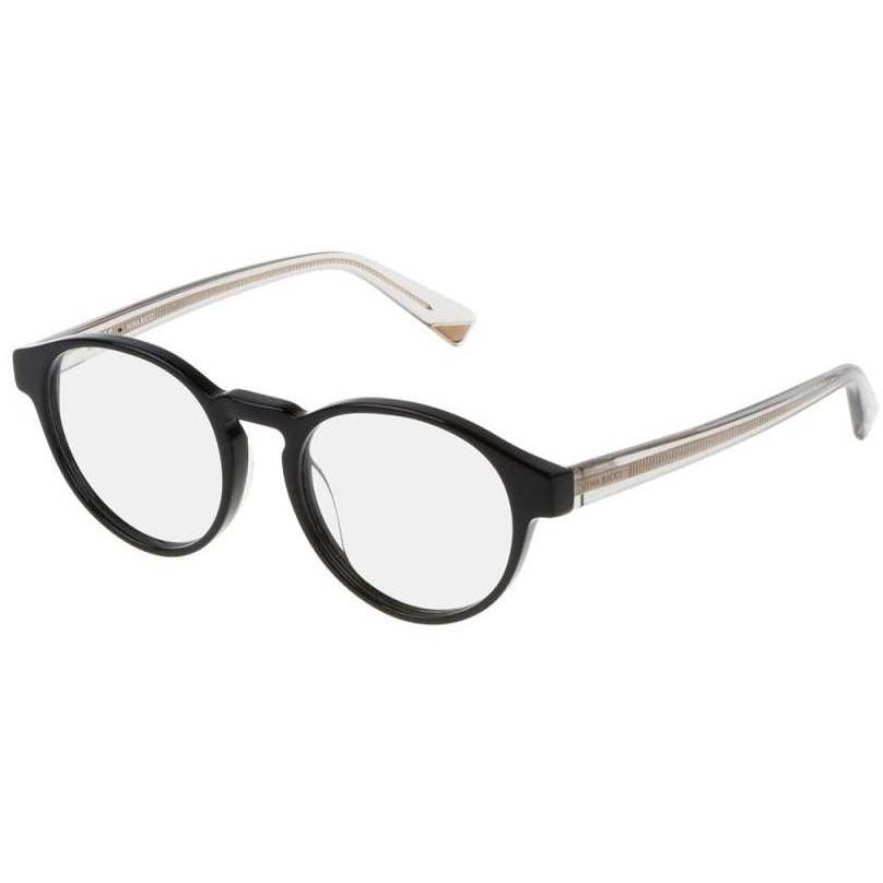 Rame ochelari de vedere dama Nina Ricci VNR021 0700 Rotunde Negre originale din Plastic cu comanda online