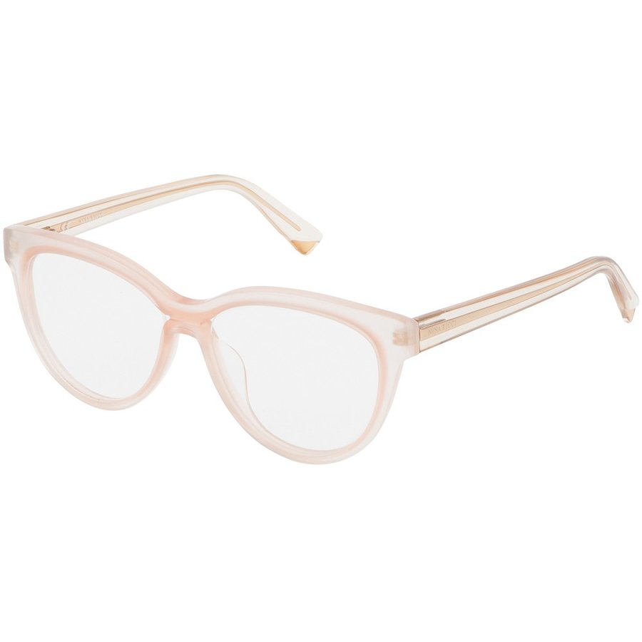 Rame ochelari de vedere dama Nina Ricci VNR031 06DS Cat-eye Transparent-Roz originale din Plastic cu comanda online
