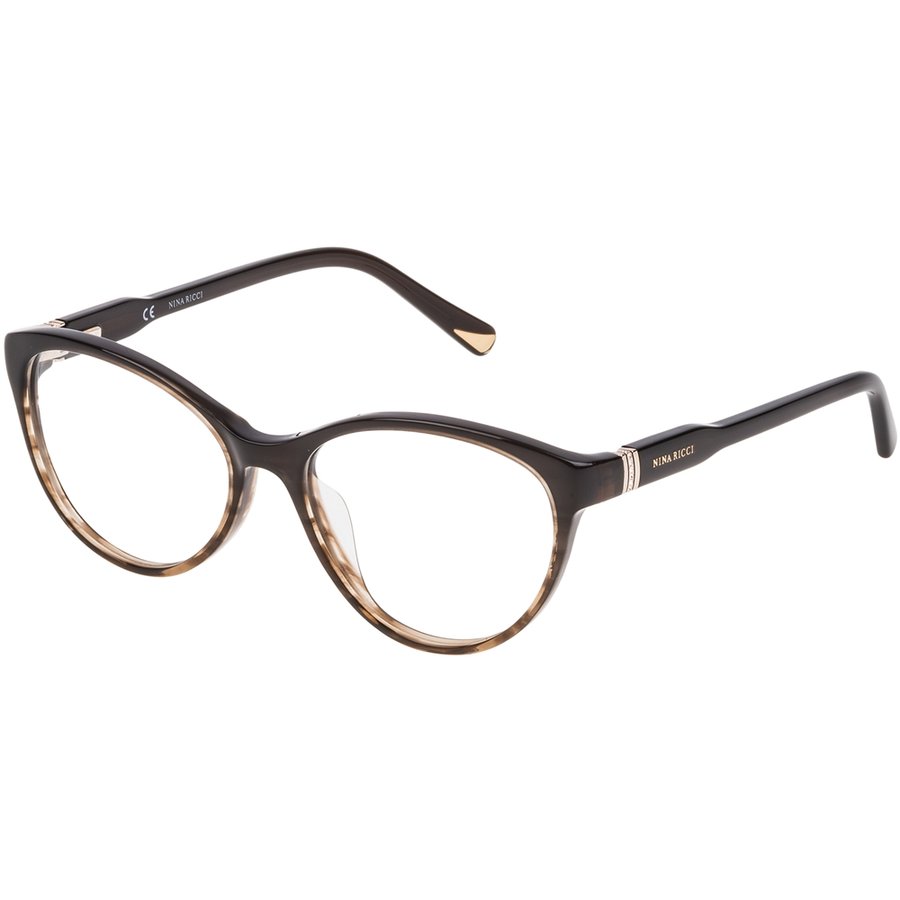 Rame ochelari de vedere dama Nina Ricci VNR042 06PB Ovale Maro originale din Acetat cu comanda online