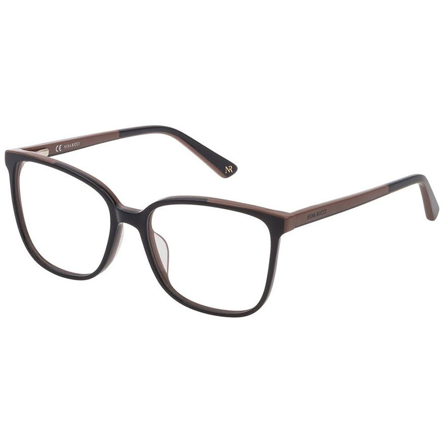 Rame ochelari de vedere dama Nina Ricci VNR192 08UE Patrate Negre originale din Plastic cu comanda online