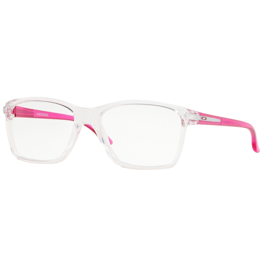 Rame ochelari de vedere dama Oakley CARTWHEEL OY8010 801001 Transparent Rectangulare originale din Plastic cu comanda online