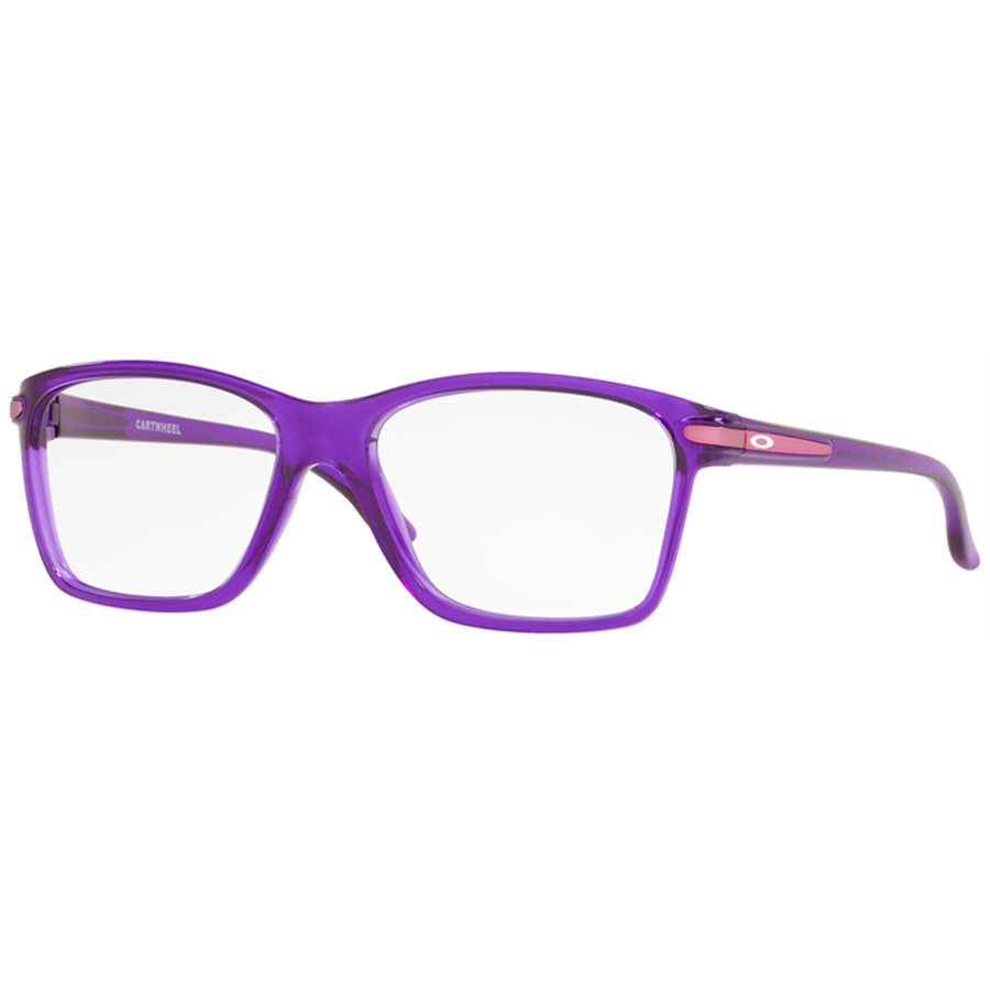 Rame ochelari de vedere dama Oakley CARTWHEEL OY8010 801003 Mov Rectangulare originale din Plastic cu comanda online