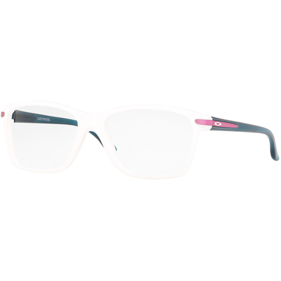 Rame ochelari de vedere dama Oakley CARTWHEEL OY8010 801004 Alb Rectangulare originale din Plastic cu comanda online