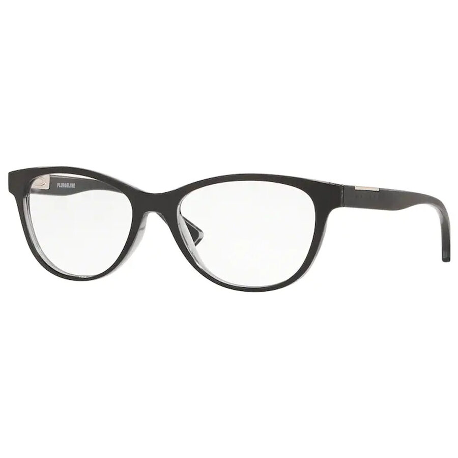 Rame ochelari de vedere dama Oakley PLUNGELINE OX8146 814601 Rotunde Negre originale din Plastic cu comanda online