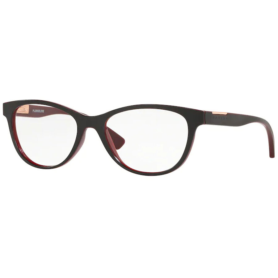 Rame ochelari de vedere dama Oakley PLUNGELINE OX8146 814604 Rotunde Negre originale din Plastic cu comanda online