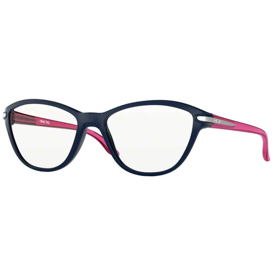 Rame ochelari de vedere dama Oakley TWIN TAIL OY8008 800804 Albastre Cat-eye originale din Plastic cu comanda online