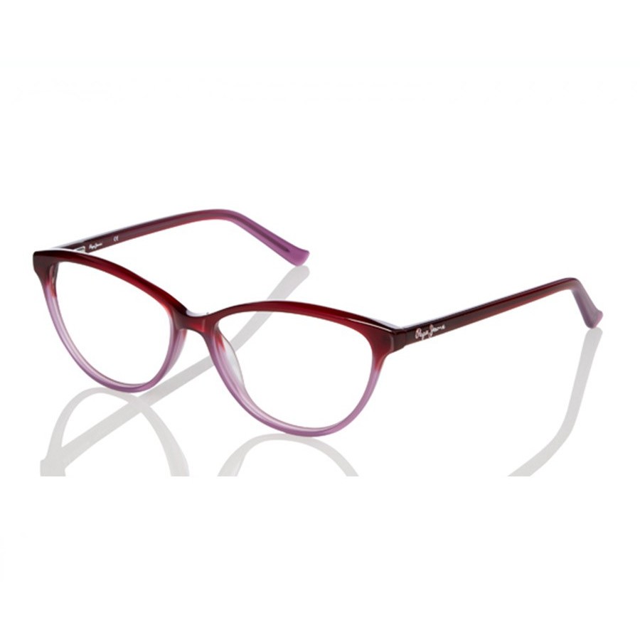 Rame ochelari de vedere dama PEPE JEANS 3224 C2 RED-PURPLE Rosii Cat-eye originale din Plastic cu comanda online