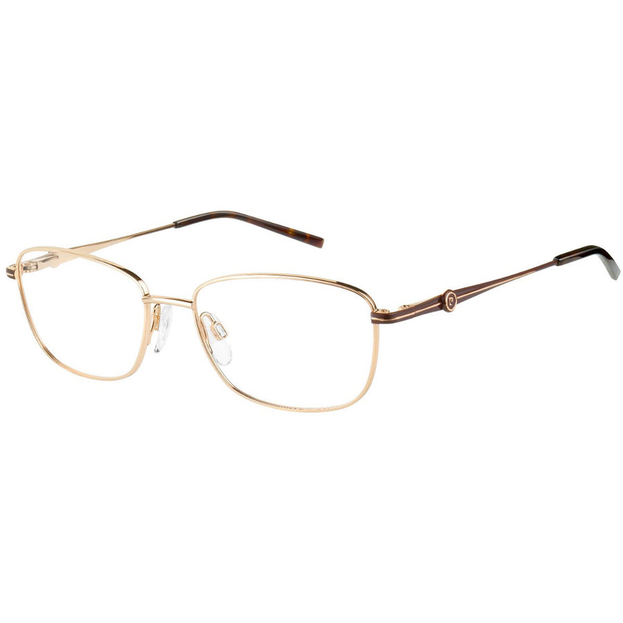 Rame ochelari de vedere dama Pierre Cardin PC 8837 DDB Aurii Rectangulare originale din Metal cu comanda online