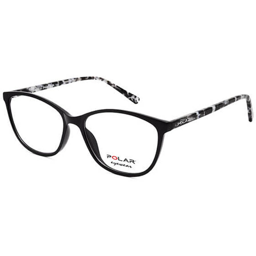 Rame ochelari de vedere dama Polar 1956 | 410 Negre Cat-eye originale din Plastic cu comanda online