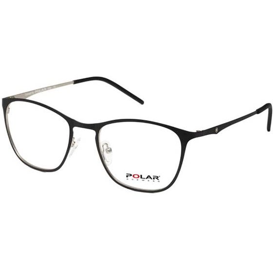 Rame ochelari de vedere dama Polar 814 | 13 Negre Rectangulare originale din Metal cu comanda online