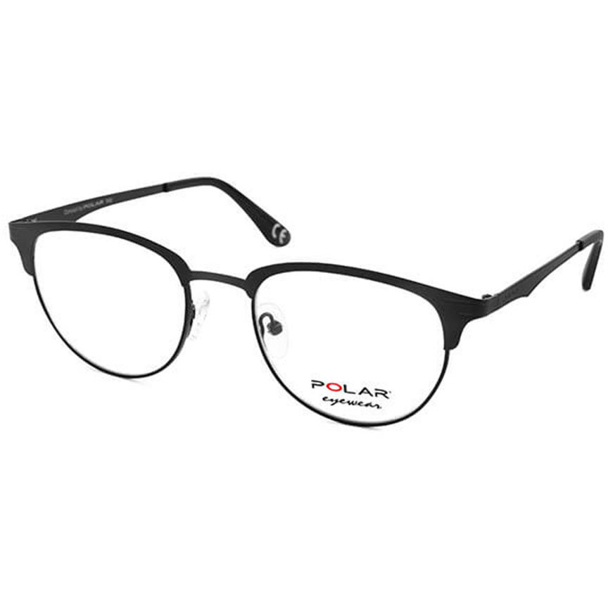 Rame ochelari de vedere dama Polar 835 | 76 Negre Ovale originale din Otel cu comanda online