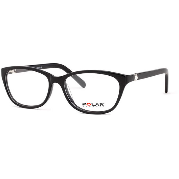 Rame ochelari de vedere dama Polar 904 | 02 Negre Rectangulare originale din Acetat cu comanda online