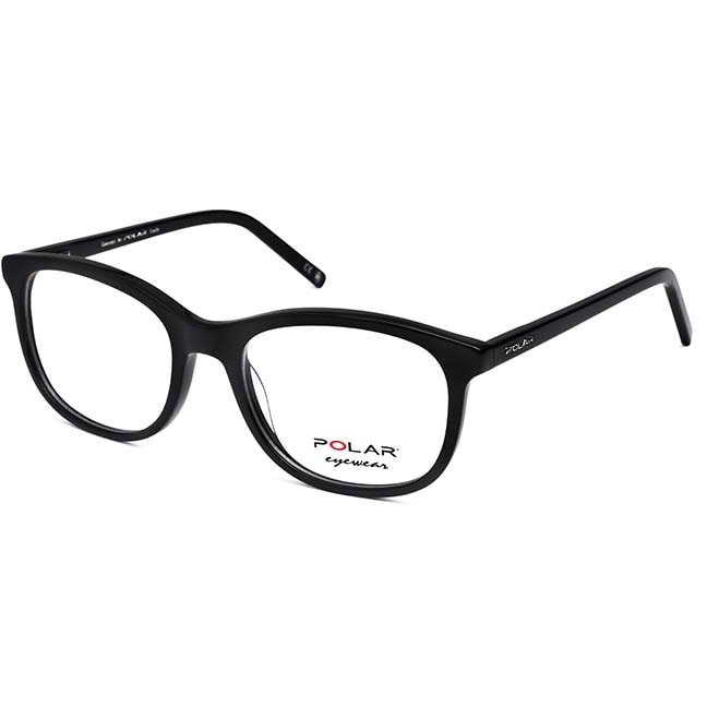 Rame ochelari de vedere dama Polar 941 | 77 Negre Rectangulare originale din Acetat cu comanda online