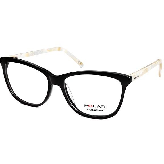 Rame ochelari de vedere dama Polar 949 | 13 Negre Rectangulare originale din Acetat cu comanda online