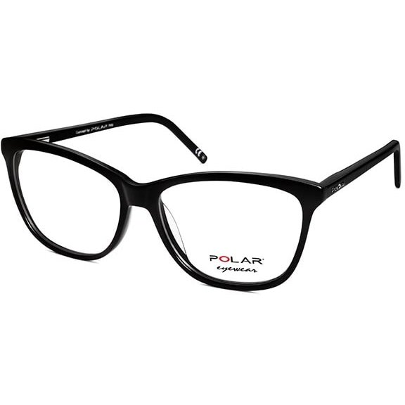 Rame ochelari de vedere dama Polar 949 | 77 Negre Rectangulare originale din Acetat cu comanda online
