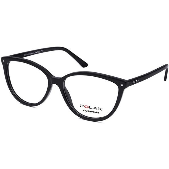 Rame ochelari de vedere dama Polar ELISABETH | 77 Negre Cat-eye originale din Acetat cu comanda online