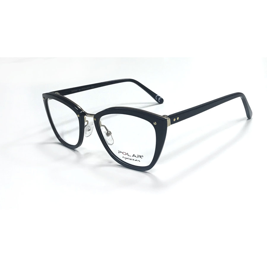 Rame ochelari de vedere dama Polar Judy | 77 Negre Cat-eye originale din Acetat cu comanda online