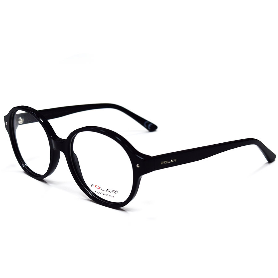 Rame ochelari de vedere dama Polar Kate 77 KKAT77 Negre Rotunde originale din Acetat cu comanda online