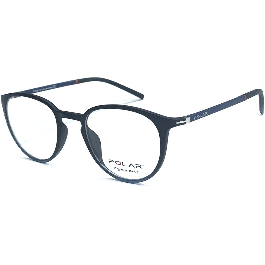 Rame ochelari de vedere dama Polar Teen 03 | 20 Negre Rotunde originale din Plastic cu comanda online