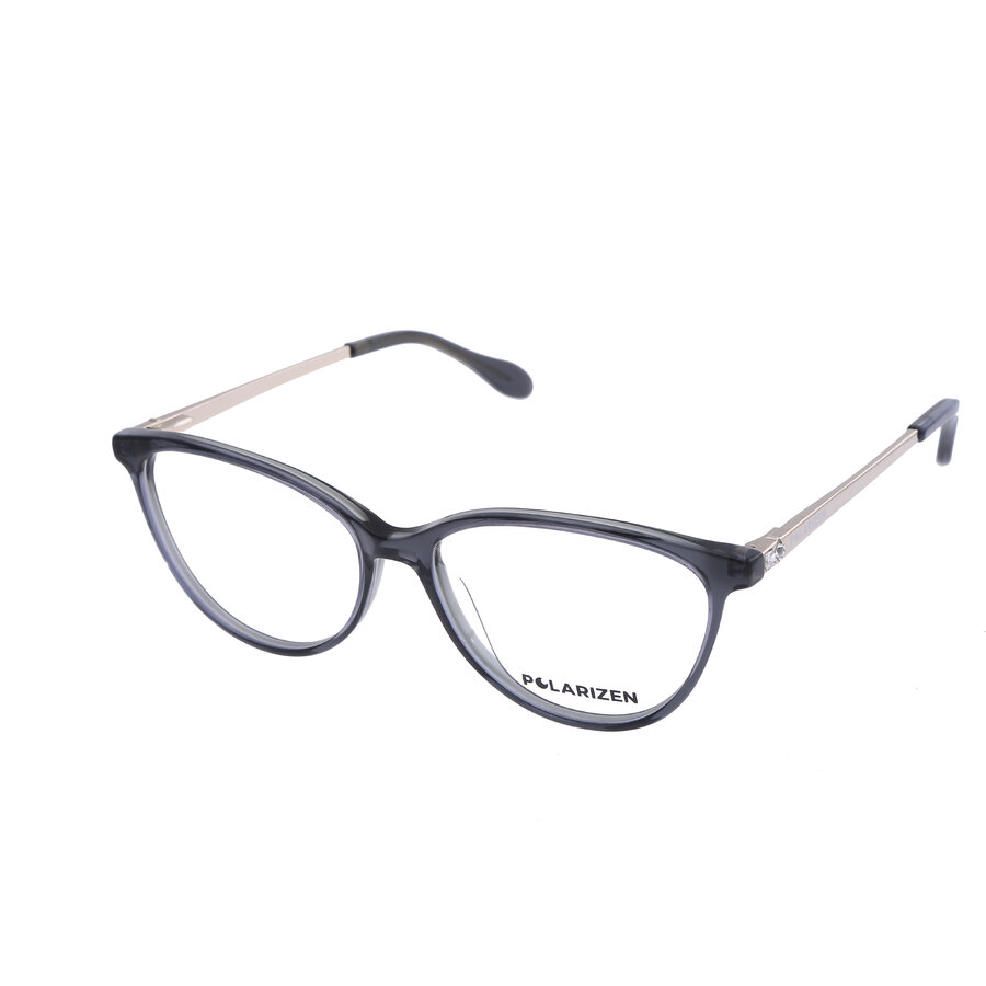 Rame ochelari de vedere dama Polarizen 17344 C2 Gri Ovale originale din Plastic cu comanda online