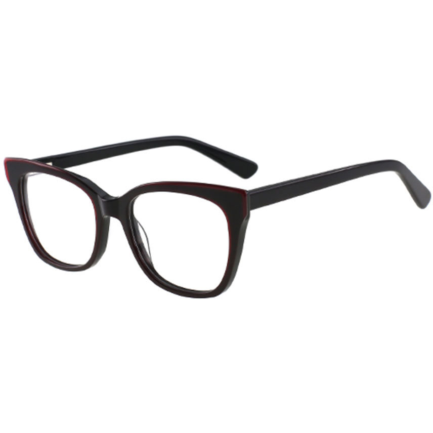 Rame ochelari de vedere dama Polarizen 17358 C2 Negre Cat-eye originale din Acetat cu comanda online