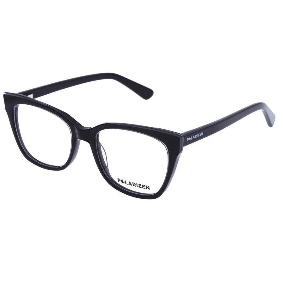 Rame ochelari de vedere dama Polarizen 17358 C4 Negre Cat-eye originale din Plastic cu comanda online