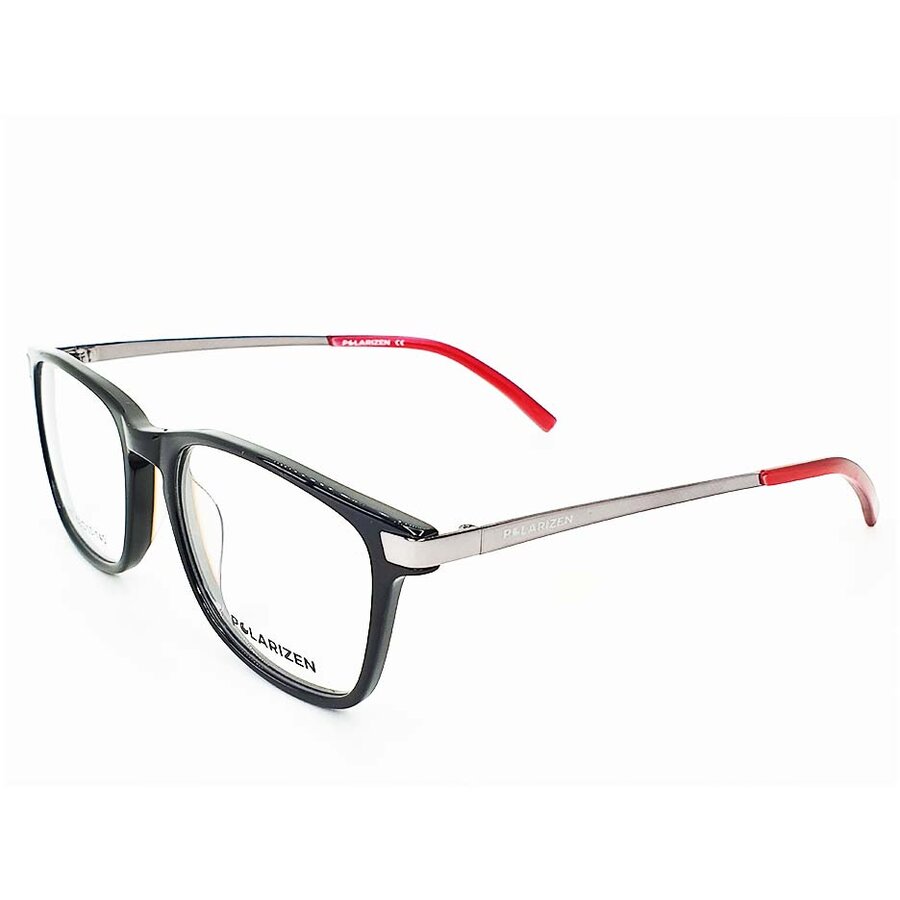 Rame ochelari de vedere dama Polarizen 6263 5 Negre Rectangulare originale din Plastic cu comanda online