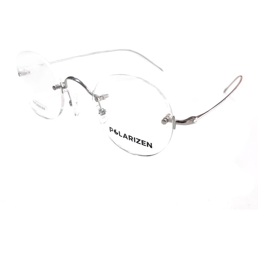 Rame ochelari de vedere dama Polarizen 631 Argintii Rotunde originale din Metal cu comanda online