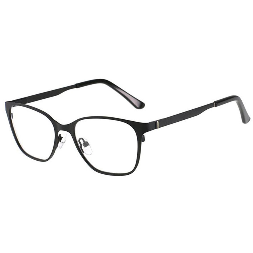 Rame ochelari de vedere dama Polarizen 9134 C1 Negre Rectangulare originale din Metal cu comanda online