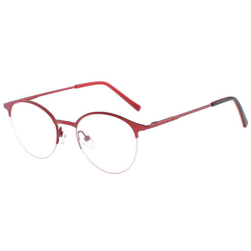 Rame ochelari de vedere dama Polarizen 9216G C3 Rosii Rotunde originale din Acetat cu comanda online