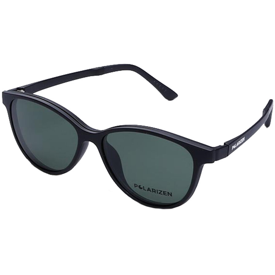 Rame ochelari de vedere dama Polarizen CLIP-ON AA1051 C1 Negre Ovale originale din Plastic cu comanda online