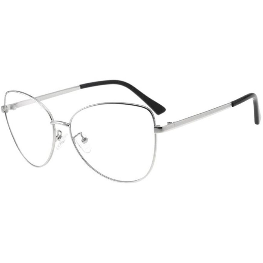 Rame ochelari de vedere dama Polarizen JS1722 C2 Argintii Cat-eye originale din Metal cu comanda online